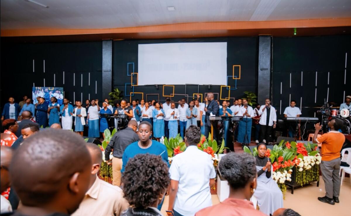 Sunday service at Healing Center Church Rwanda