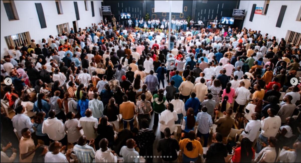Worship service at Healing Center Church Remera Kigali